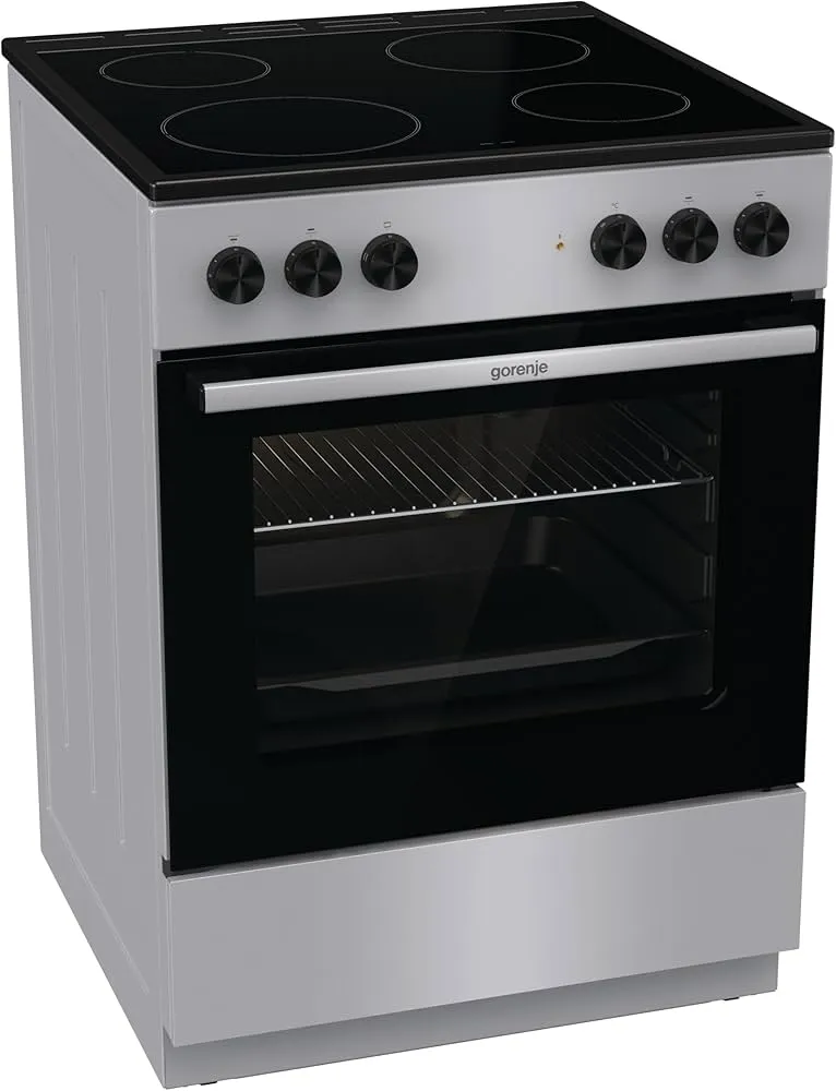 Gorenje 60 cm Electric Cooker with 4 Electric Hotplates & 65L Oven GEC6A11SG (Multicolour) 3