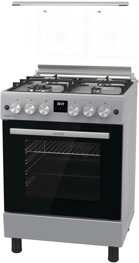 Gorenje 60 cm Freestanding Combination Cooker GK6C40S (Silver) 3