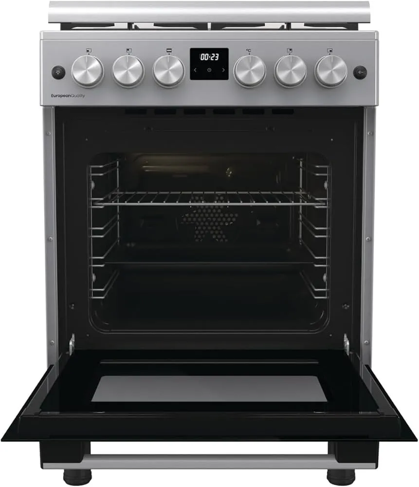 Gorenje 60 cm Freestanding Combination Cooker GK6C40S (Silver) 4