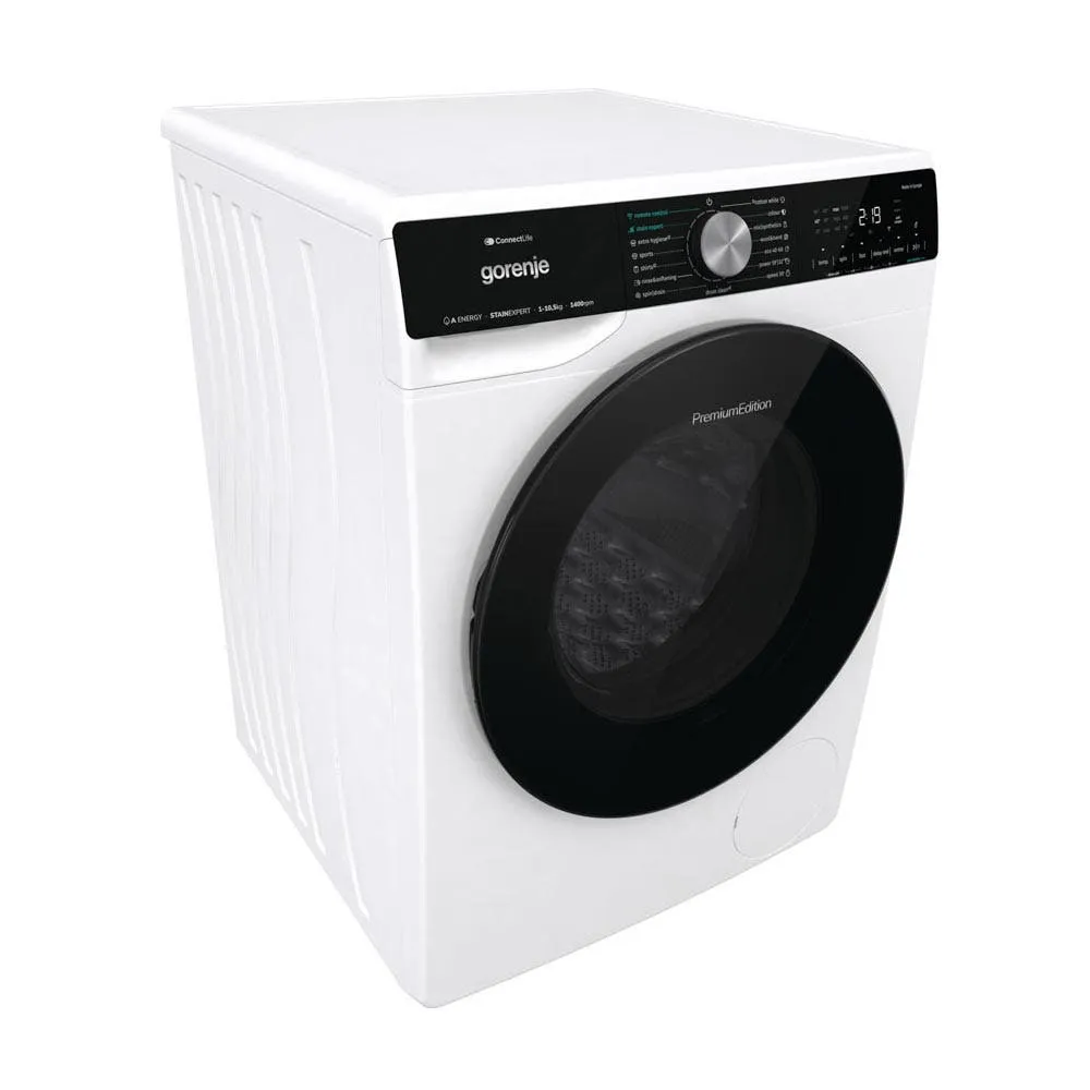 Gorenje Washing Machine Front Load 15 Programs Inverter 1400 RPM Connect Life Air Dry 10.5 kg WNS1X4ARTWIFI White 3