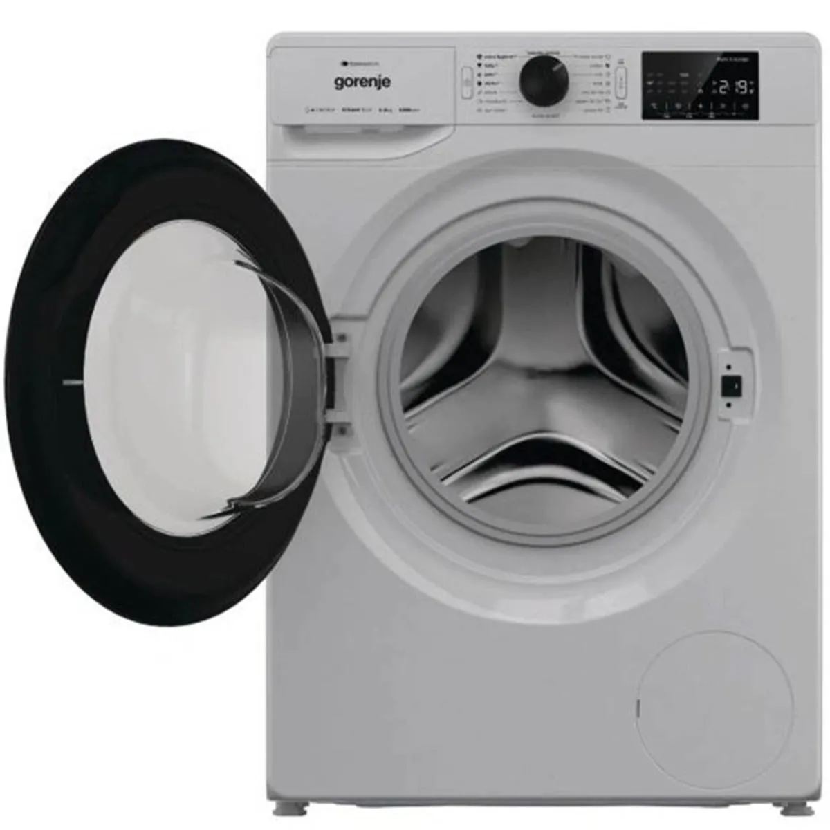 Gorenje WPNEI82A1SWA 8Kg Front Load Washing Machine – WiFi Smart Control, 1200 RPM, Inverter Motor, SteamTech, Quick & Power Wash, Grey Metallic WPNEI82A1SWA grey 3