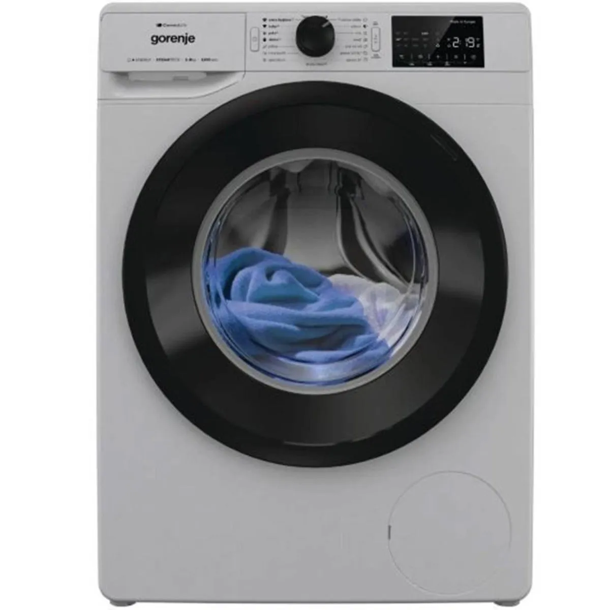 Gorenje WPNEI82A1SWA 8Kg Front Load Washing Machine – WiFi Smart Control, 1200 RPM, Inverter Motor, SteamTech, Quick & Power Wash, Grey Metallic WPNEI82A1SWA grey 4