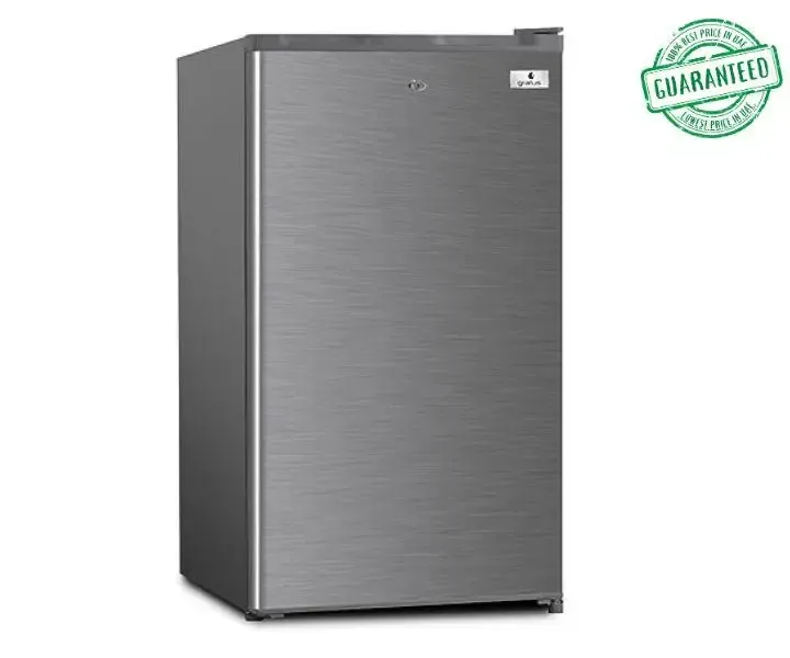 Gratus 111L Single Door Refrigerator with Direct Cool Technology, Mechanical Temperature Control, Separate Chiller, Reversible Door & Inox Finish – GRFDD111HCX1