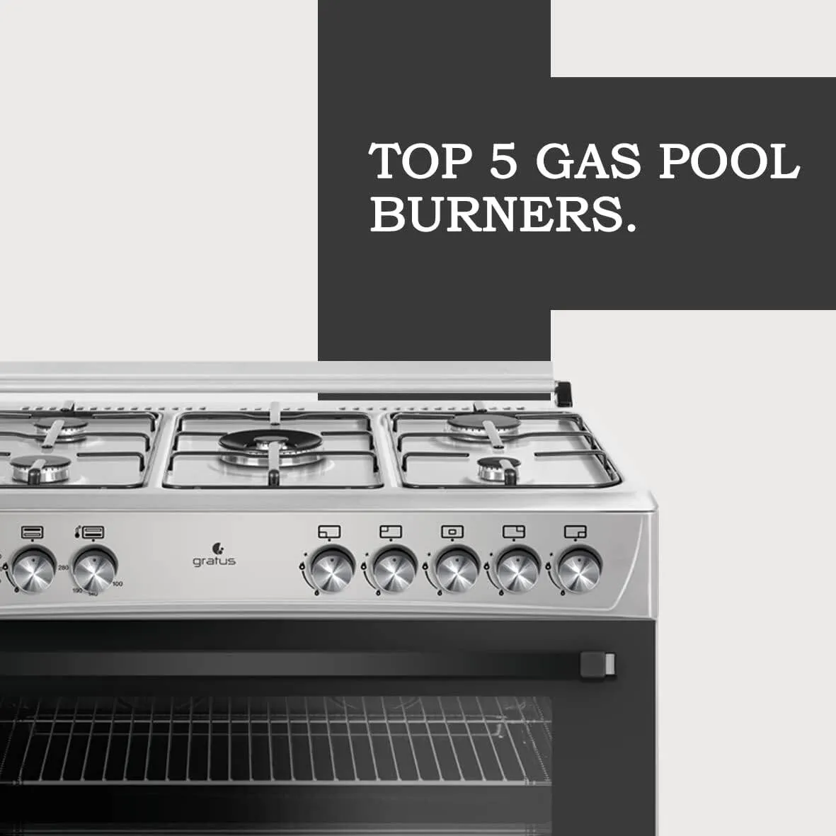 Gratus 90×60 Fan. Gas Cooker – FCR905KTSS1
