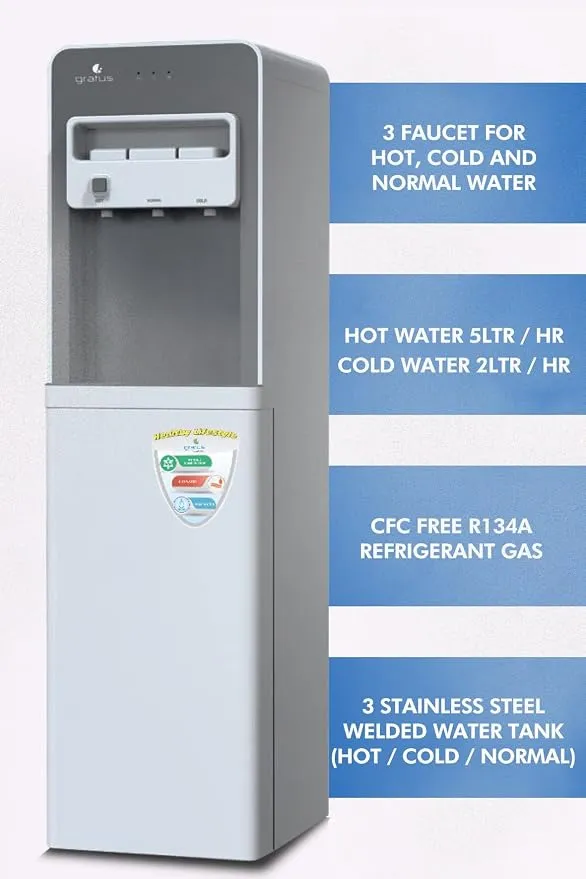Gratus Bottom Load Water Dispenser – GWD3132ACRCW 2
