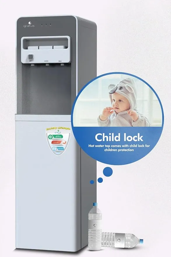 Gratus Bottom Load Water Dispenser – GWD3132ACRCW 3