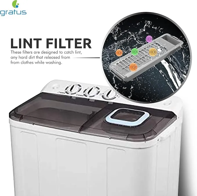 Gratus Washing Machine Twin Tub 7kg 3