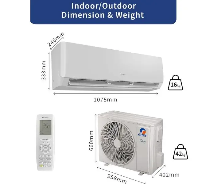 Gree 2.0 Ton Inverter Split Air Conditioner – I2PRO24C3