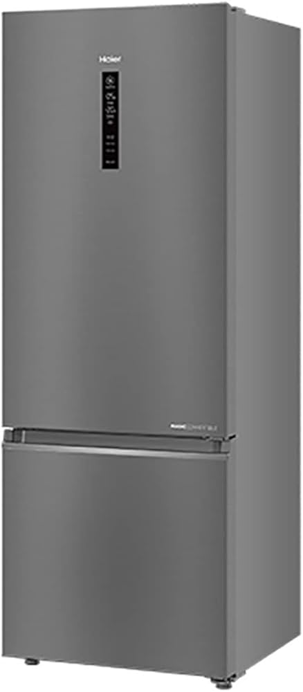 Haier HRB-3753BBS Magic Convertible Bottom-Mount Refrigerator, 325L Net Capacity, Triple Inverter and Dual Fan Technology, 14-in-1 Convertible Modes, Frost-Free Cooling, Brushline Silver