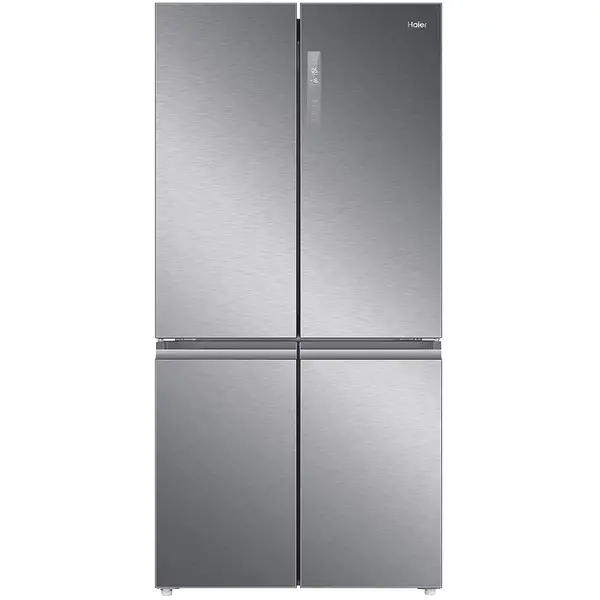 Haier HRF-820TS French-Door Refrigerator, 820L Gross / 643L Net Capacity, 4-Door Design, Twin Inverter Technology, No Frost Cooling, HCS Freshness Zone, Stainless Silver