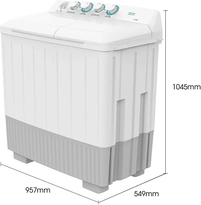 Hisense 14KG Twin Tub Washing Machine – XPB140SXC14 3