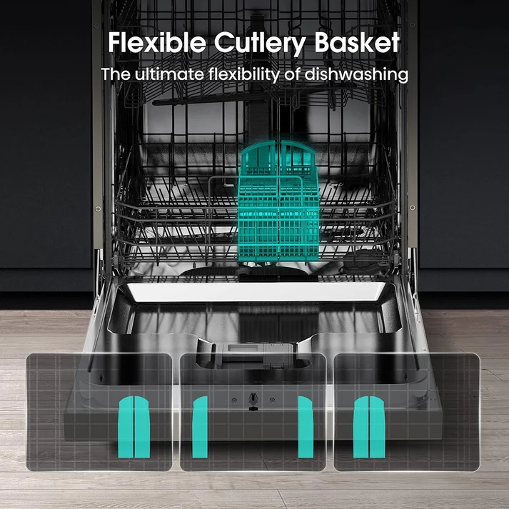 Hisense 15 Place Free Standing Dishwasher, HS623E90G 4