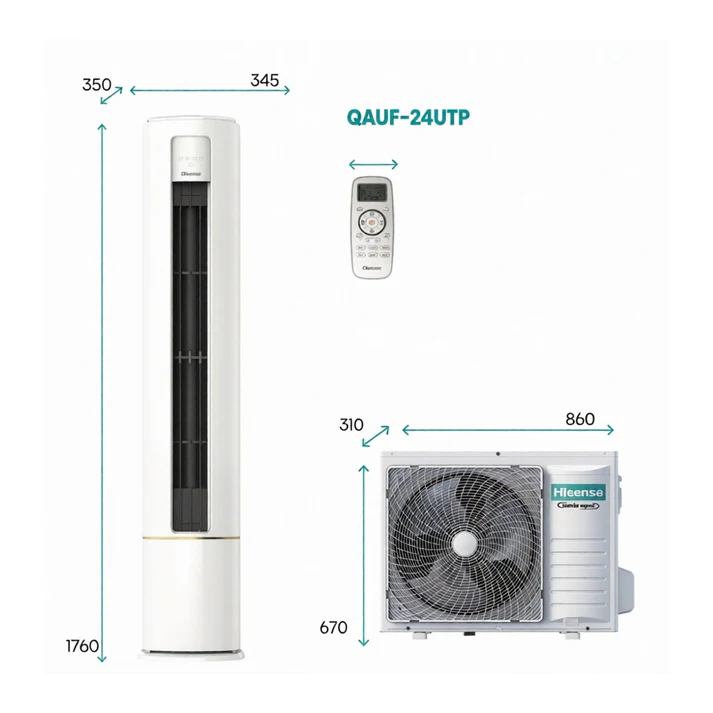 Hisense 2 Ton Floor Standing Air Conditioner - AUF-24UR4SJA1 3
