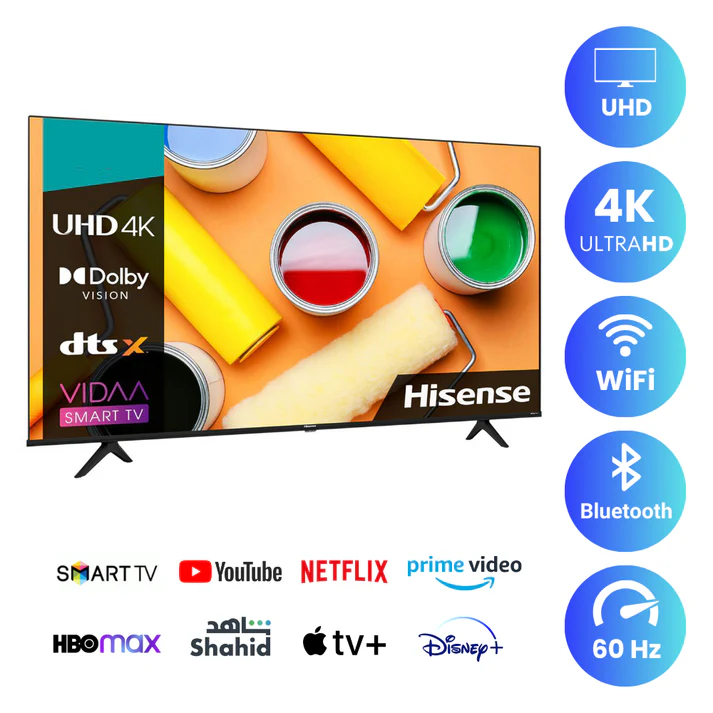 Hisense 43 inch Smart TV - 4K, 43E6N