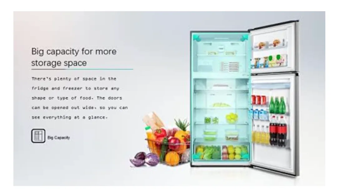 Hisense 729 Liter Refrigerator Double Door With Ice Maker Inverter Compressor Silver Model Rt729N4Wsu."Min 1 year manufacturer warranty" 3