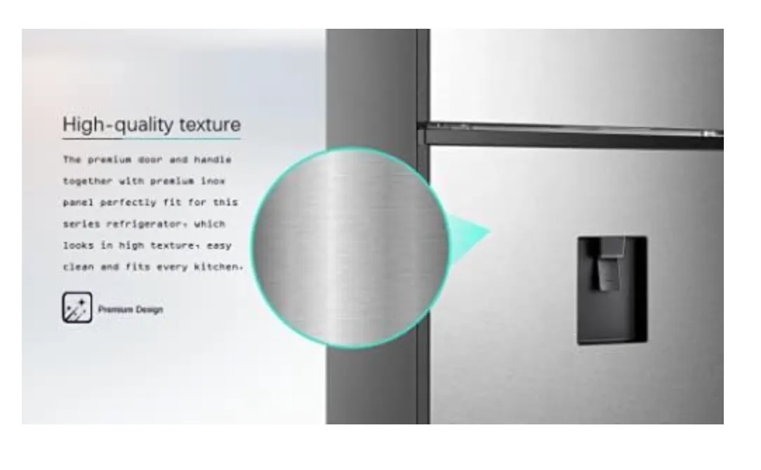 Hisense 729 Liter Refrigerator Double Door With Ice Maker Inverter Compressor Silver Model Rt729N4Wsu."Min 1 year manufacturer warranty" 4