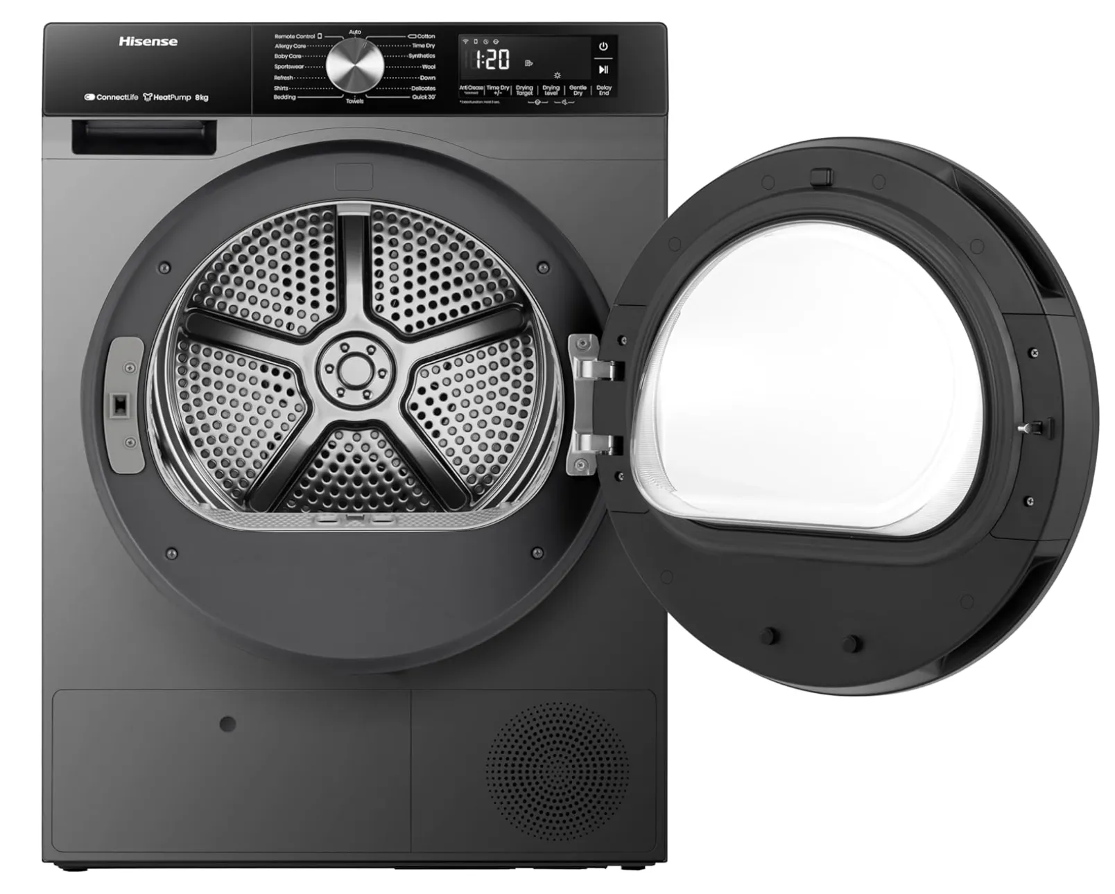 Hisense 8 kg Heat Pump Dryer, 15 Programs, Auto Dry, ConnectLife, Smart Link, Quick Wash, Pause & Add - DH3S802BT2 3