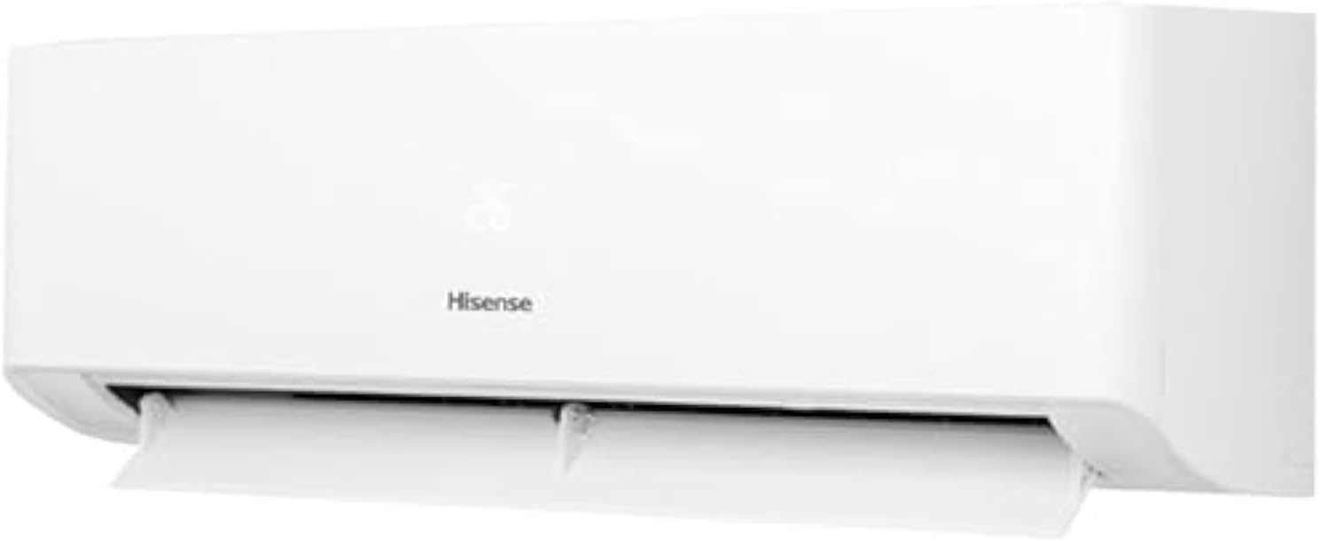 Hisense AS-12CT4SMETQ00 1 Ton Split Air Conditioner, 12,000 BTU Cooling Capacity, T3 Tropical Rotary Compressor, Rapid Cooling, Sleep Mode, Auto Swing, R410A Refrigerant, Remote Control, White – 1 Year Full and 5 Years Compressor Warranty