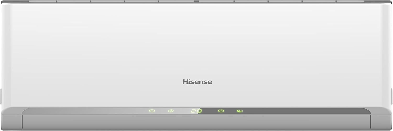 Hisense AS30CT4FDKDA03 2.5 Ton Split Air Conditioner, 30,000 BTU Cooling Capacity, Piston Compressor, Turbo Cooling, Auto Cleaning, Remote Control, White – 1 Year Full and 5 Years Compressor Warranty