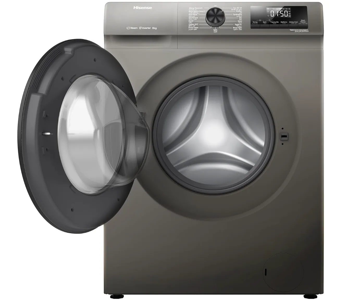 Hisense Front Loading Washing Machine, Free Standing, 6Kg, 1000 RPM, Wfvc6010T, Vc Series"Min 1 year manufacturer warranty" 2