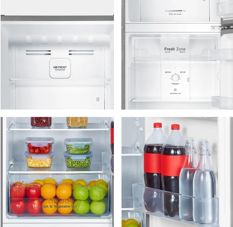 Hisense HTM60320D3 418 Litres Top Mount Refrigerator with Inverter Compressor No Frost Technology, Reversible Door 3