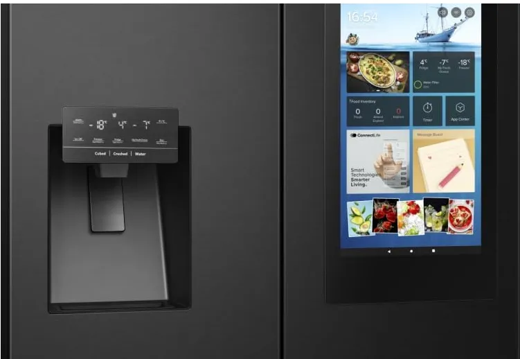 Hisense New Edition 4 French Doors, Bottom Freezer with Ice Maker & Water Dispenser, Mate Black Color RQ760N4IF1 4