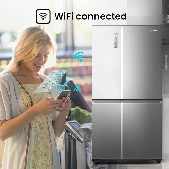 Hisense REFRIGERATOR SIDE BY SIDE 668LITERS RS3N668SWI3 3