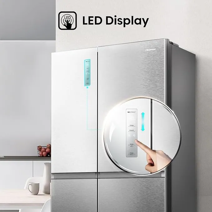 Hisense REFRIGERATOR SIDE BY SIDE 668LITERS RS3N668SWI3 4