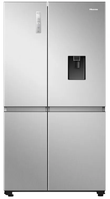 Hisense RS3N668SMI3 869L Side-by-Side Refrigerator with Non-Plumbed Water Dispenser, Dual Temp Control Zone, Durable Inverter & Multi Air Flow – Silver
