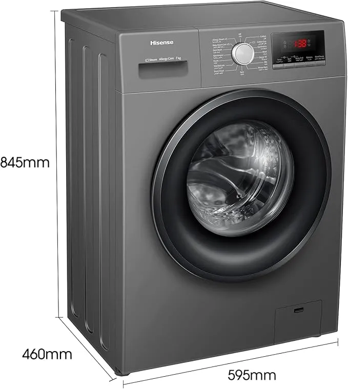 Hisense Washing Machine Front Load 7kg WFVB7012MT 4