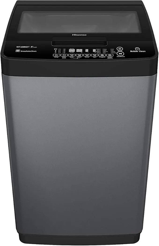 Hisense WASHING MACHINE TOP LOAD 8KG WTJA802T