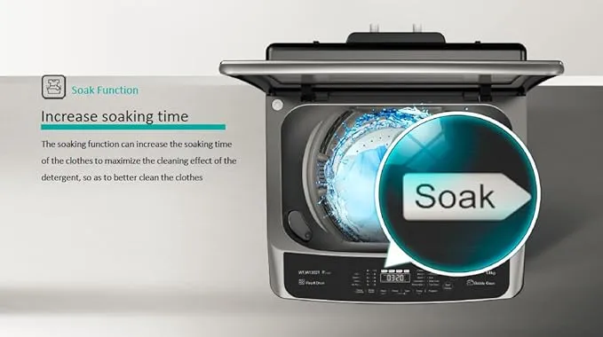 Hisense WASHING MACHINE TOP LOAD 8KG WTJA802T 4
