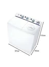 Hitachi 14KG Semi-Automatic Washing Machine – PS1405SJ3CGXWH