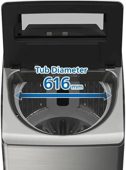 Hitachi 22KG Top Load Washing Machine – SFP220ZFV3CGXSS 3