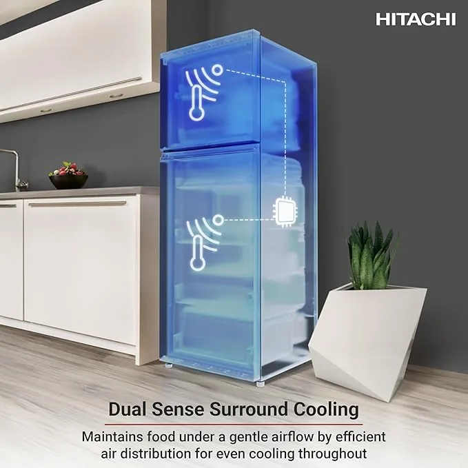 Hitachi 500L Refrigerator – HRTN6408SXAE 3