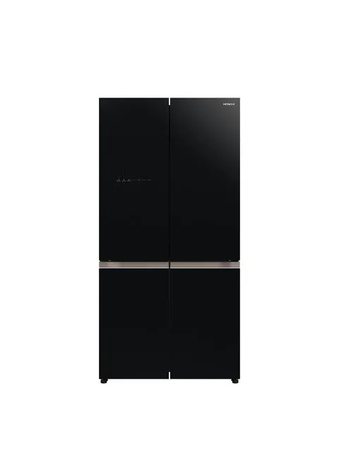 Hitachi 720L Gross / 514L Net 4-Door French Door Refrigerator RWB720VUK04GBK (Glass Black)