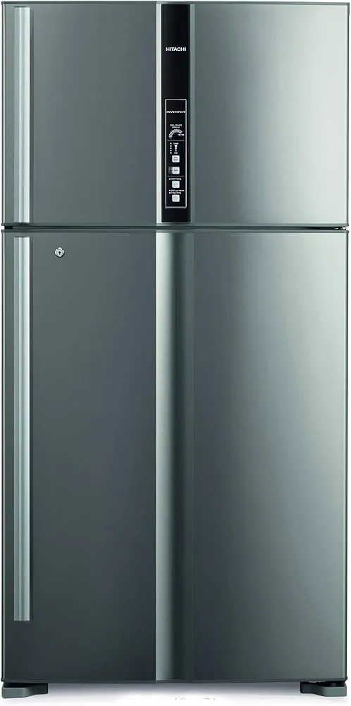 Hitachi 820L Gross Top Mount Double Door Premium Refrigerator RV820PUK1KBSL (Brilliant Silver)