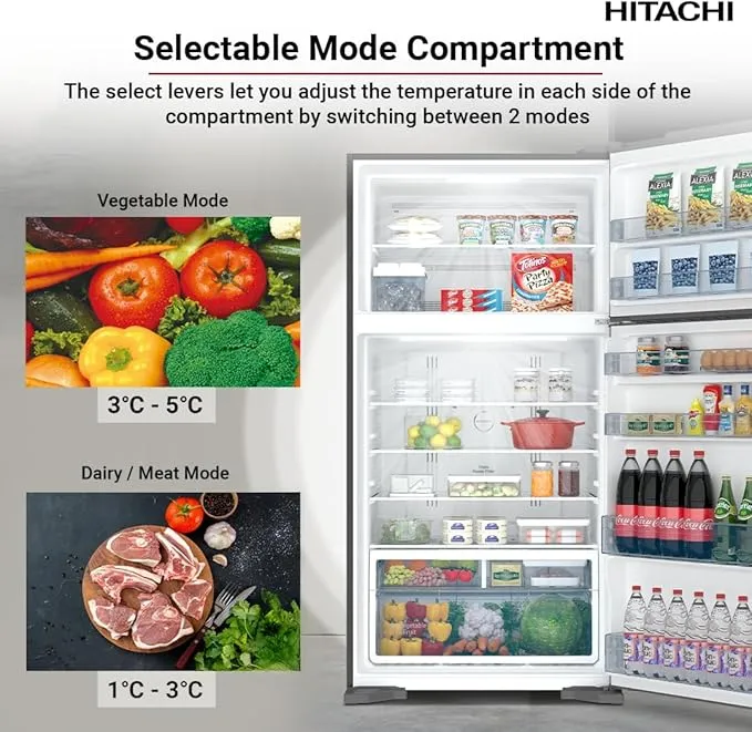 Hitachi 820L Refrigerator – RV820PUK1K1BSL 4