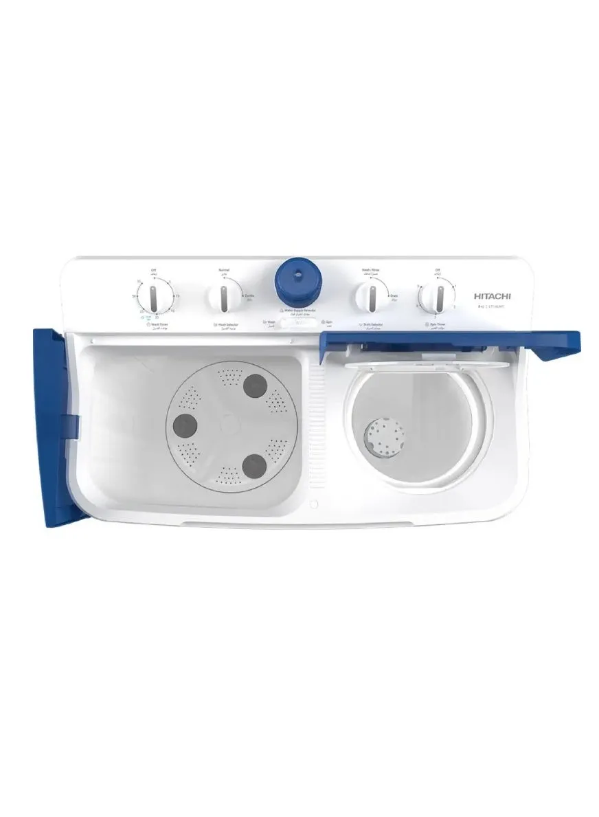 Hitachi 8KG Twin Tub Washing Machine – LTT08JWTPFB 4
