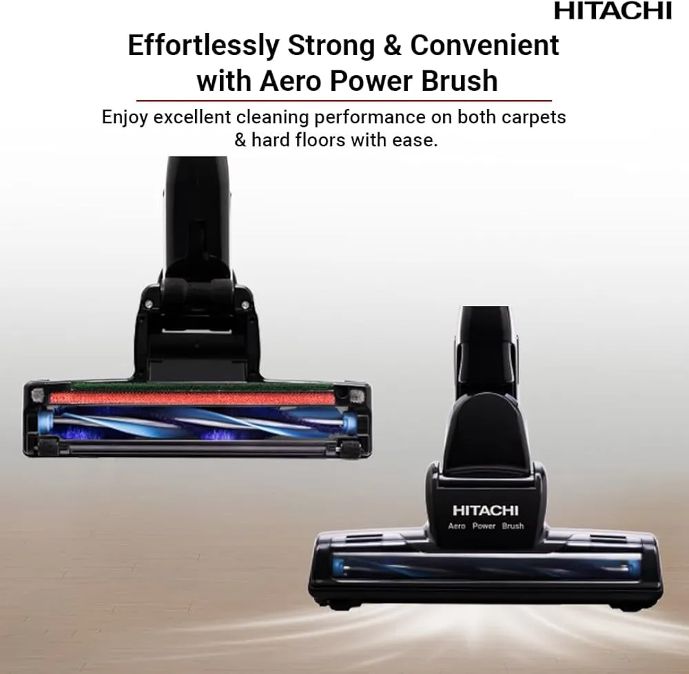Hitachi Drum Vacuum Cleaner 2300W, 21L – CV980TJBKRGAE (Black/Red) 3