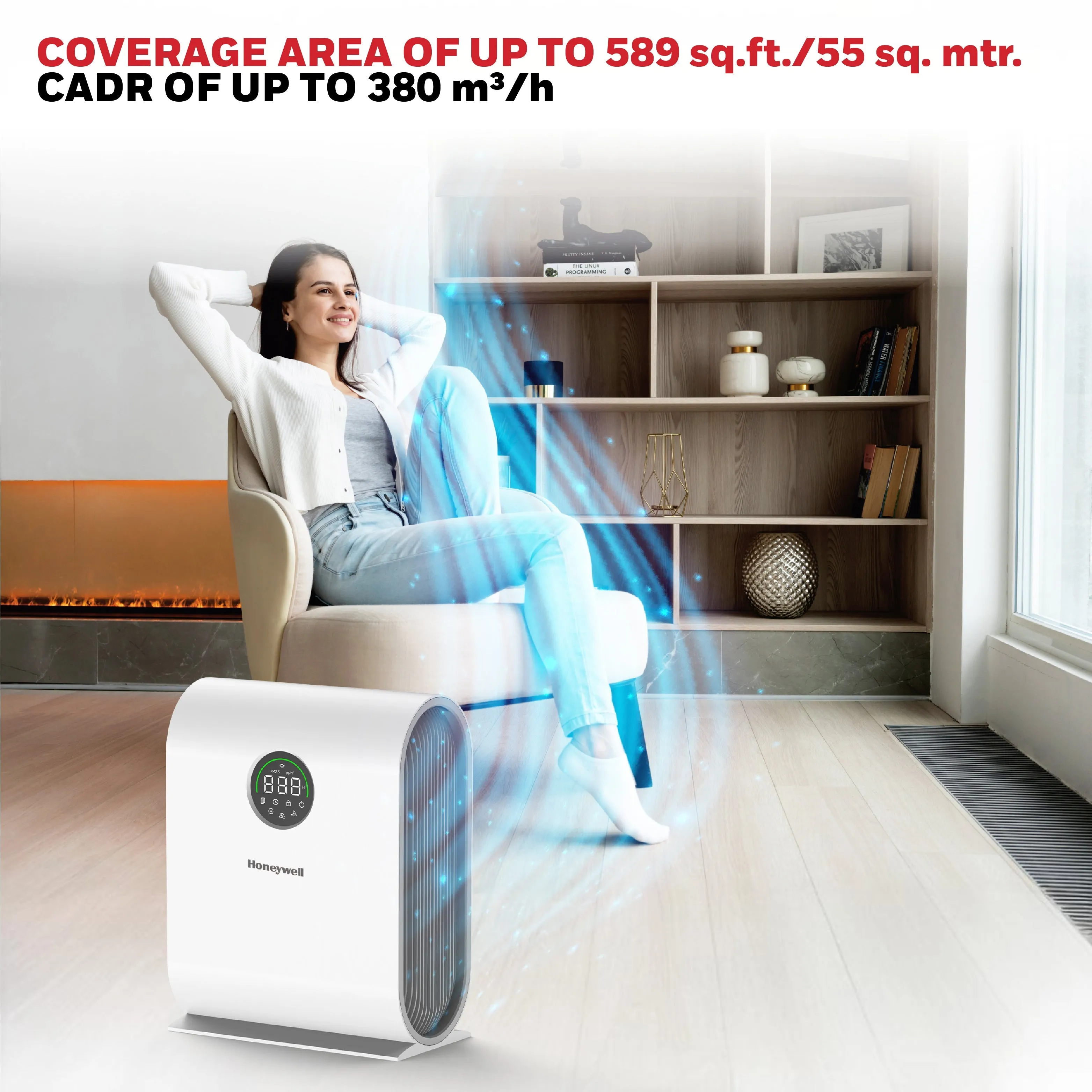 Honeywell Air Touch V5 Smart Air Purifier (White) 3