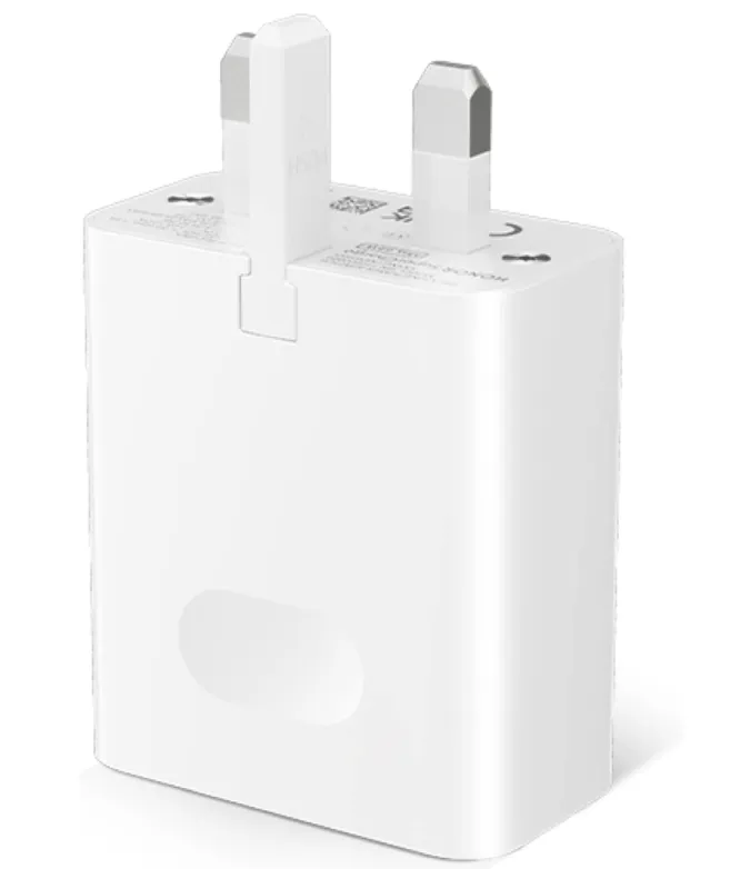 HONOR 66W SuperCharge Power Adapter (Type A, USB, Compatible with Samsung Galaxy S20/S21 Series)