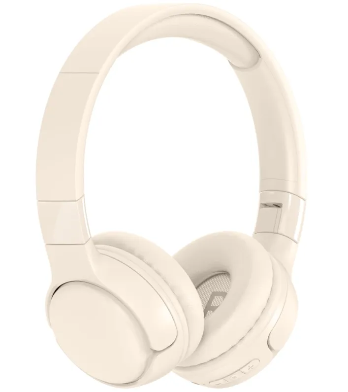 HONOR Choice Headphones Lite On-Ear Wireless Headphone with 40mm Deep Bass Driver, 82-Hour Battery Life, Dual-Device Connection, AI Call Noise Cancellation & Foldable Lightweight Design, Beige