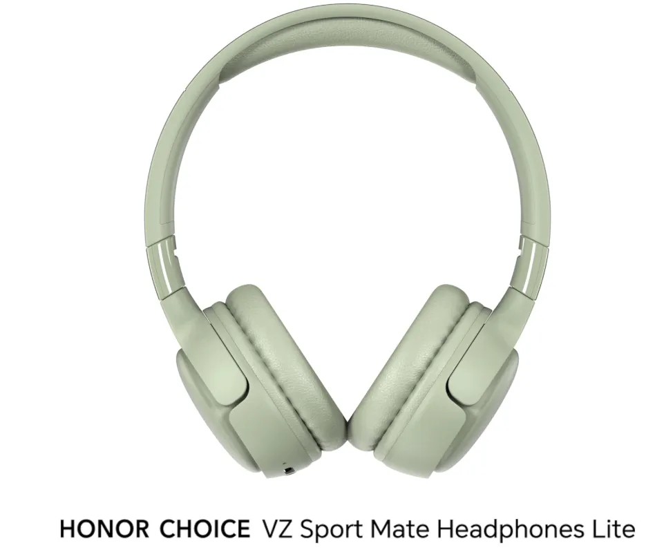 HONOR Choice Headphones Lite On-Ear Wireless Headphone with 40mm Deep Bass Driver, 82-Hour Battery Life, Dual-Device Connection, AI Call Noise Cancellation & Foldable Lightweight Design, Green 3