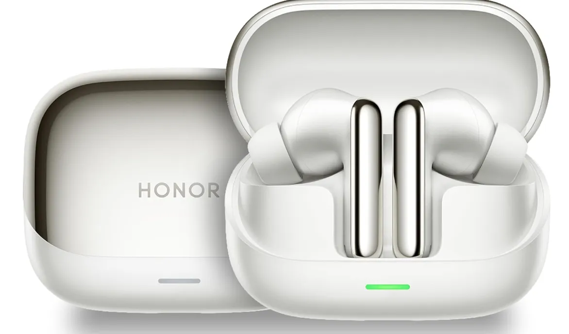 HONOR Earbuds 4 with AI Translation, 50dB Adaptive ANC, 46H Battery Life, Dual Drivers(11mm+6mm), 3-Mic AI Call Noise Reduction, IP54 Water Resistant, Pearl White