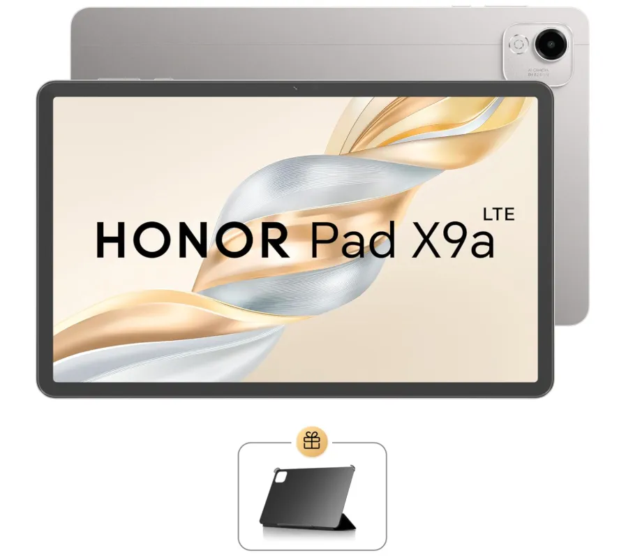 HONOR Pad X9a LTE Tablet 11.5" 120Hz Display, 8GB RAM + 128GB Storage, Snapdragon 685, 8300mAh Battery, 35W Fast Charging, Stylus Support, Grey, Android 15, (2025 Model) (TDRA Version) 2