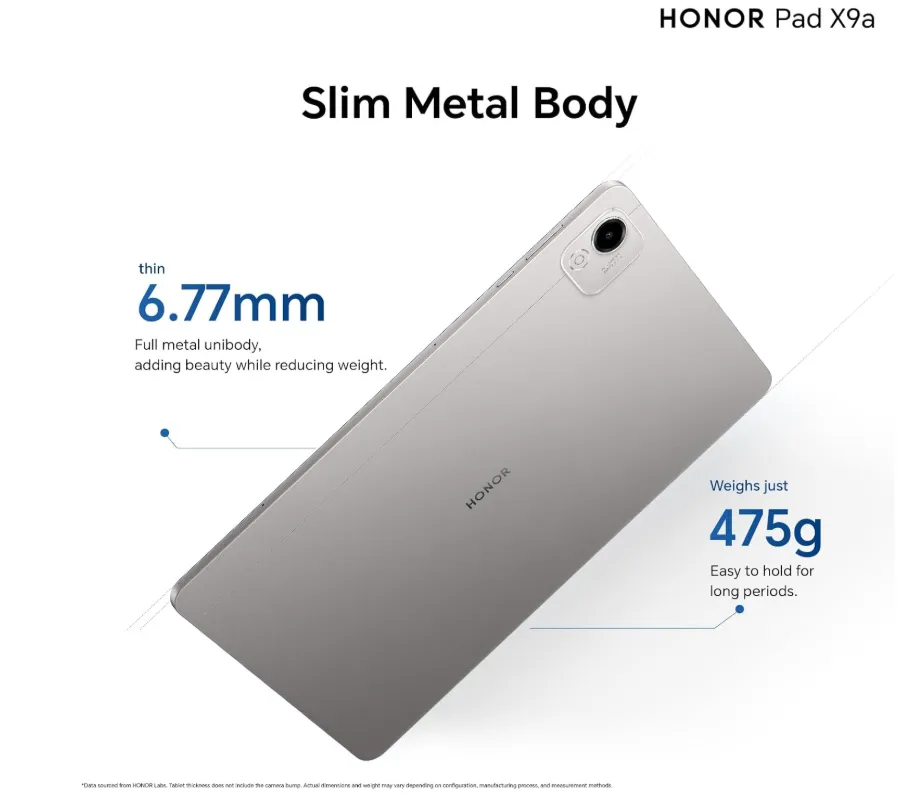 HONOR Pad X9a LTE Tablet 11.5" 120Hz Display, 8GB RAM + 128GB Storage, Snapdragon 685, 8300mAh Battery, 35W Fast Charging, Stylus Support, Grey, Android 15, (2025 Model) (TDRA Version) 4