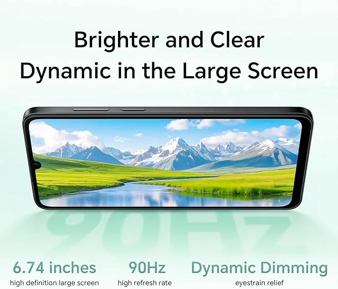 Honor X5c+ 4GB RAM 128GB Storage 4G Dual SIM Smartphone – HD+ Display, AI Dual Camera, 5200mAh Battery, Expandable Storage 3