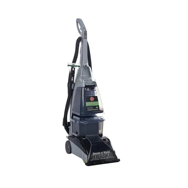 Hoover Brush & Wash 2-in-1 Carpet & Hard Floor Cleaner SpinScrub Technology Dual Tank System F5916901 Black and Gold