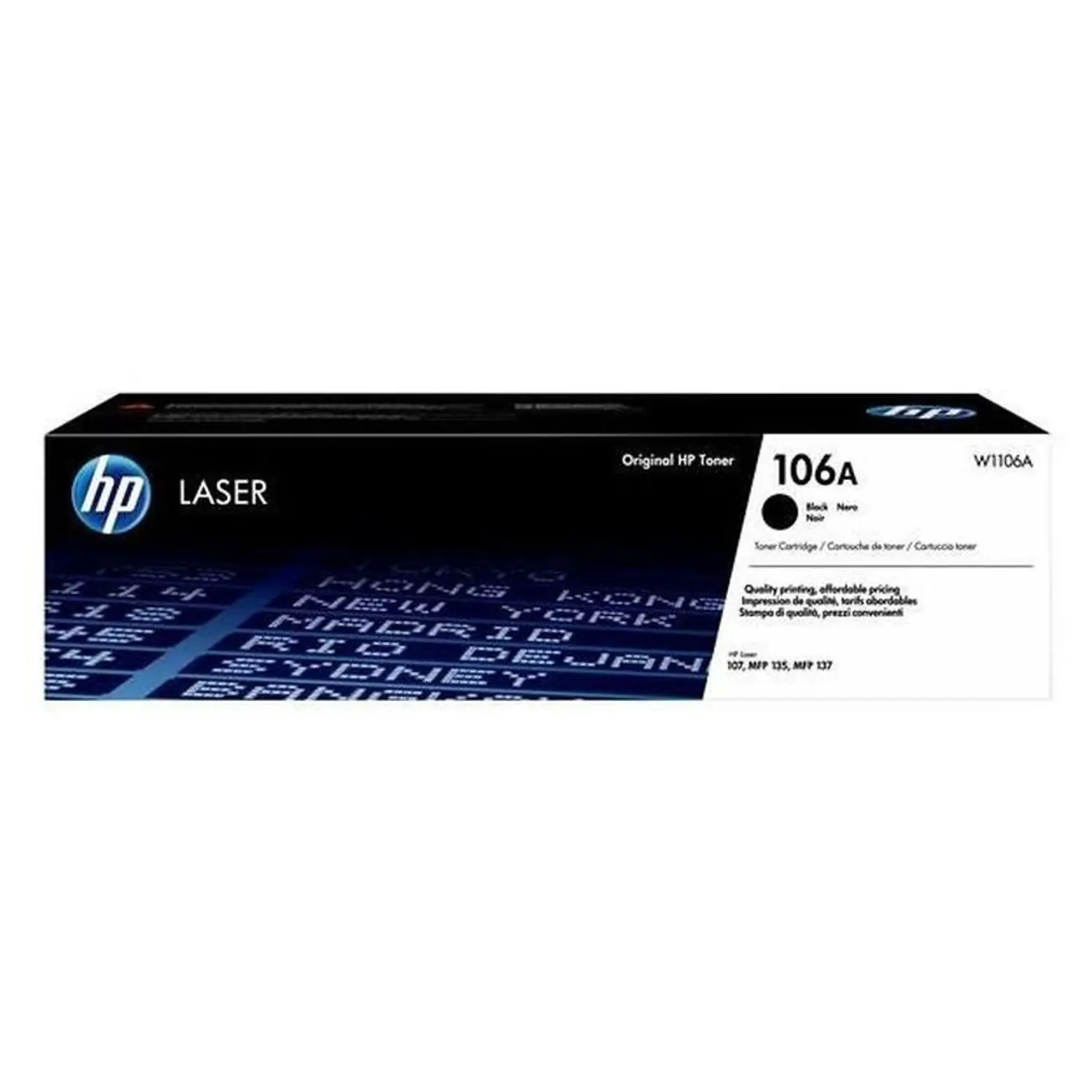 HP 106A Black Original Laser Toner Cartridge-W1106A